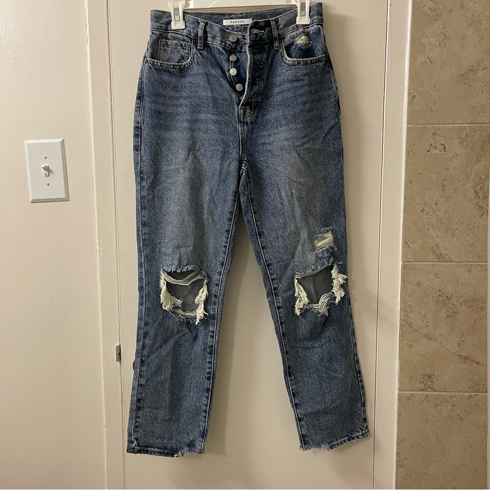 PacSun high rise straight jeans